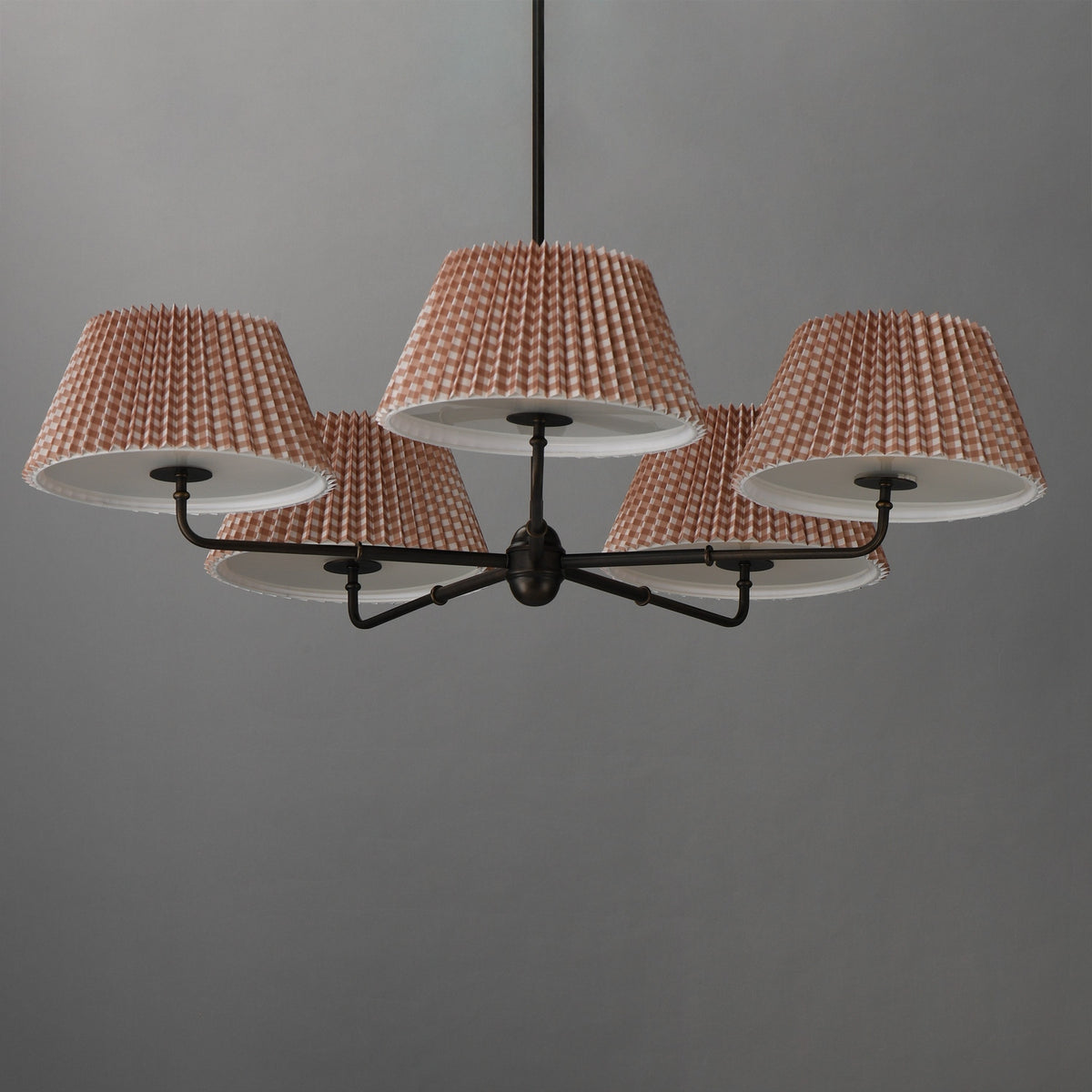 Maxim - 18415RBANB - Five Light Chandelier - Dunbridge - Antique Bronze