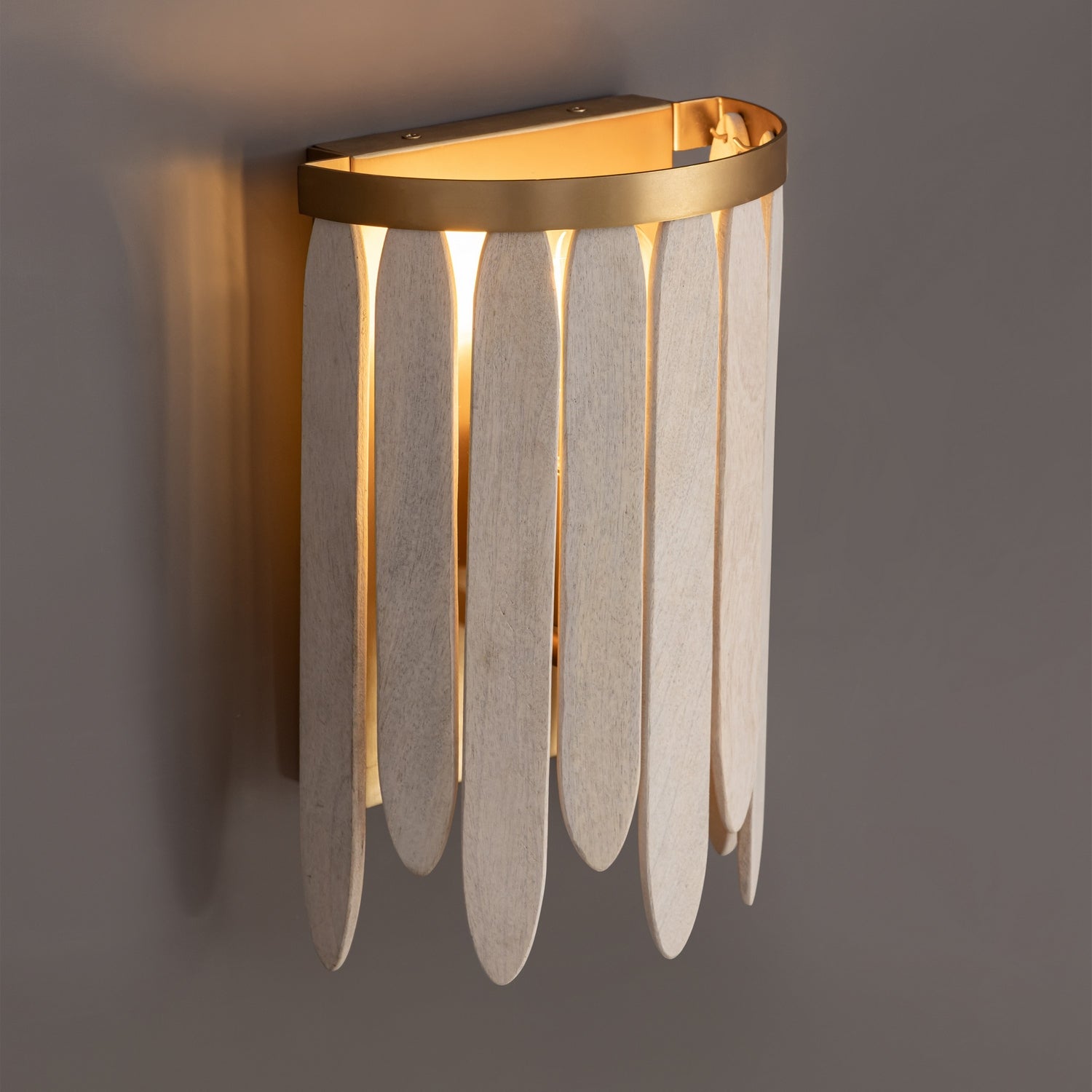 Maxim - 22510WWTNAB - One Light Wall Sconce - Marimba - Weathered White