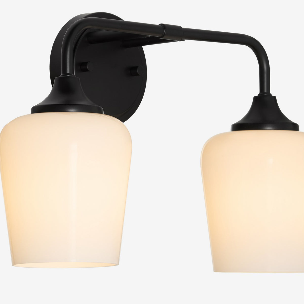 Quorum - 5313-2-259 - Two Light Wall Mount - Raymond - Matte Black