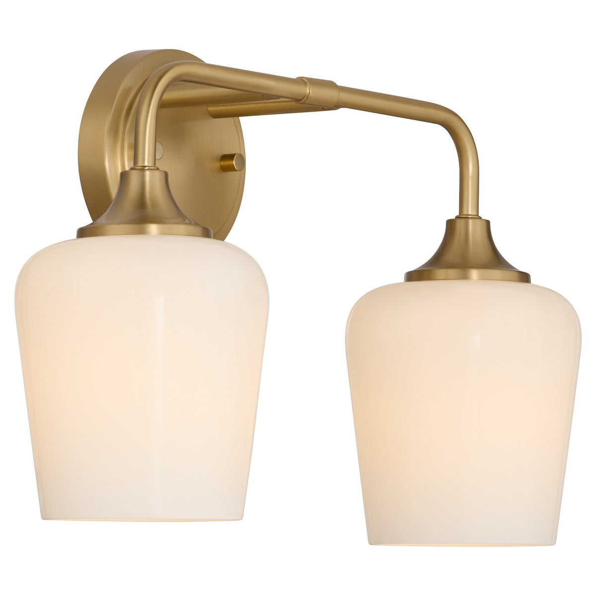 Quorum - 5313-2-280 - Two Light Wall Mount - Raymond - Aged Brass