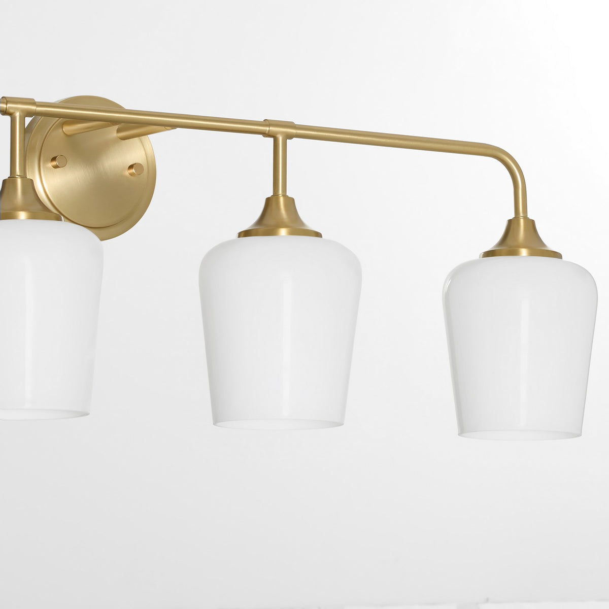 Quorum - 5313-4-280 - Four Light Wall Mount - Raymond - Aged Brass