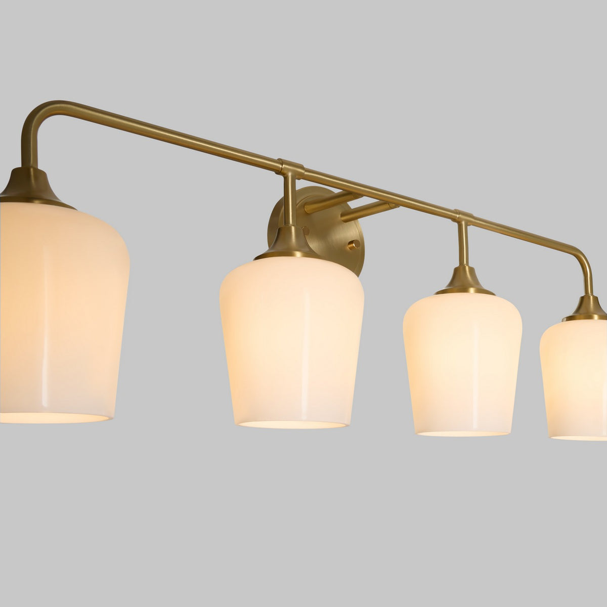 Quorum - 5313-4-280 - Four Light Wall Mount - Raymond - Aged Brass