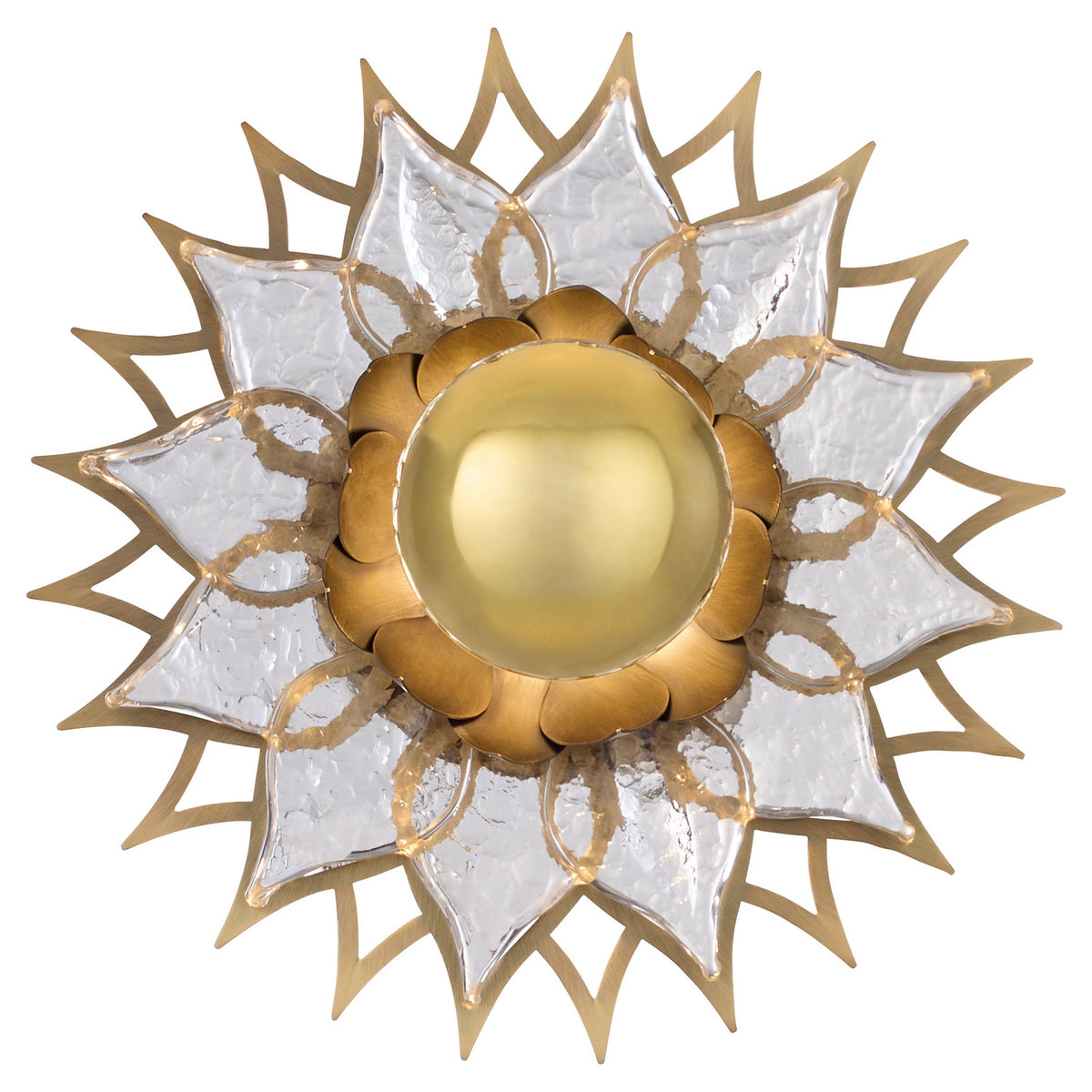 Quorum - 54-10-47 - One Light Wall Sconce - Ondine - Brushed Brass