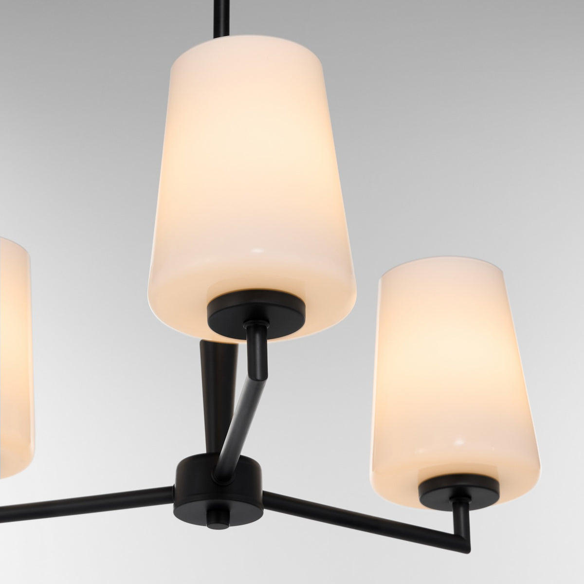 Quorum - 6204-3-259 - Three Light Chandelier - Goodwin - Matte Black