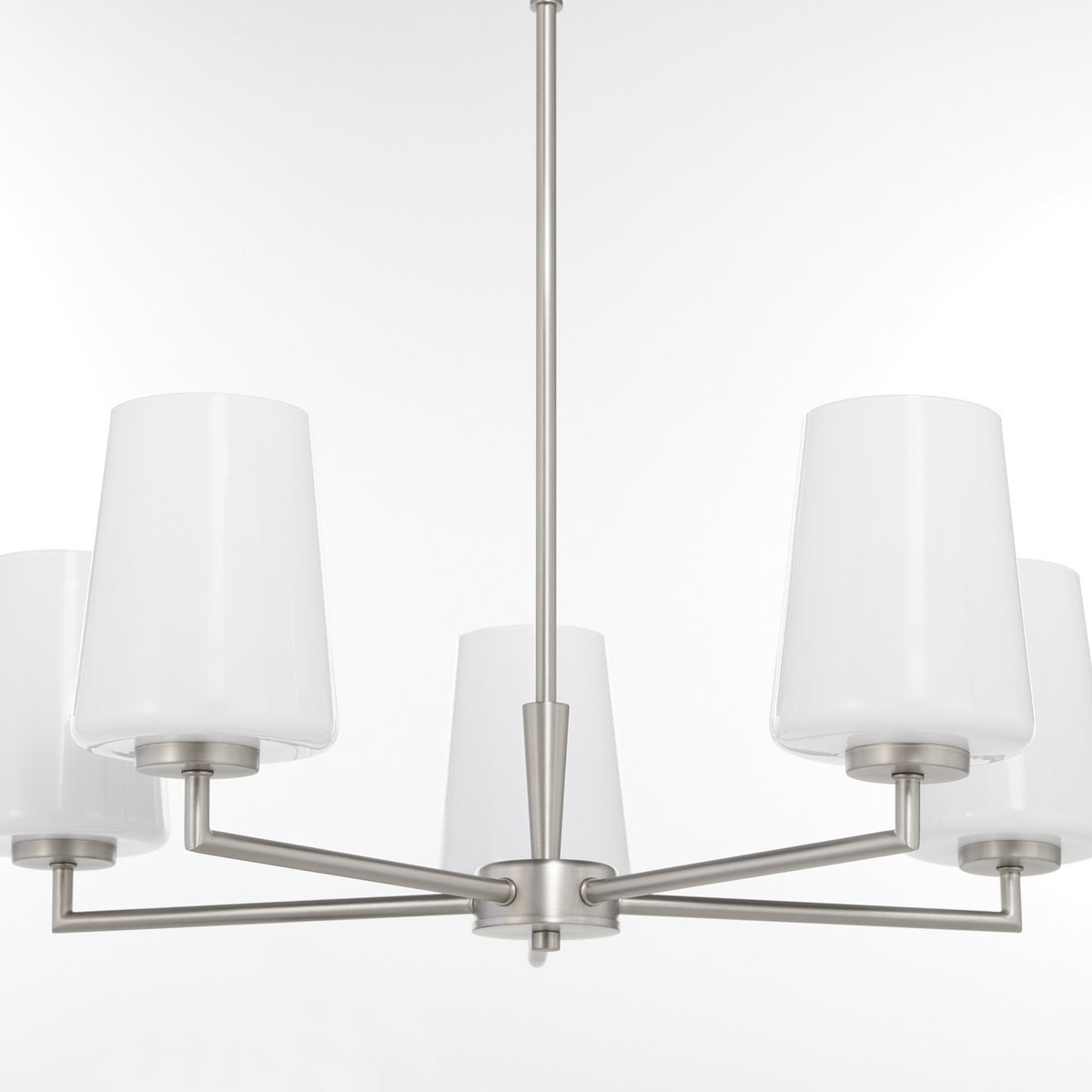 Quorum - 6204-5-265 - Five Light Chandelier - Goodwin - Satin Nickel