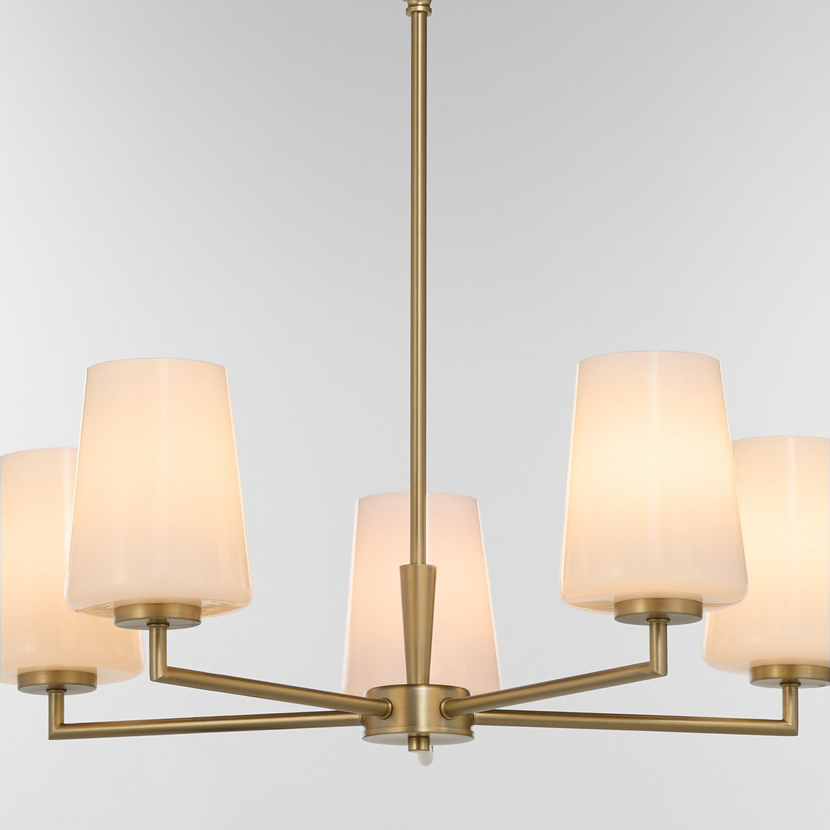 Quorum - 6204-5-280 - Five Light Chandelier - Goodwin - Aged Brass