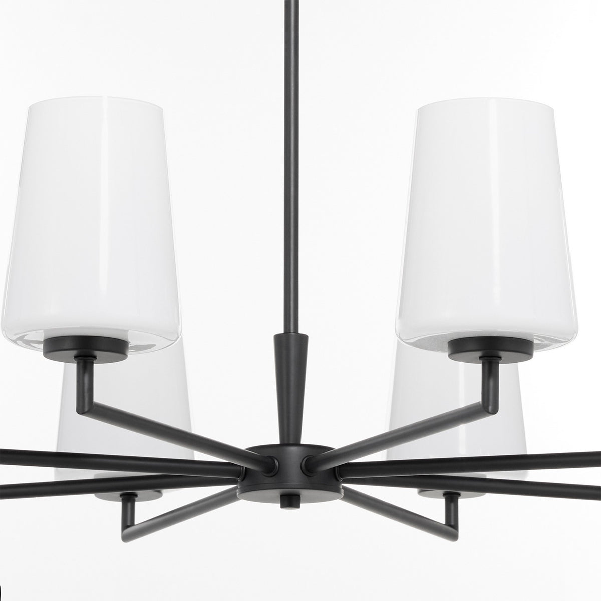 Quorum - 6204-8-259 - Eight Light Chandelier - Goodwin - Matte Black