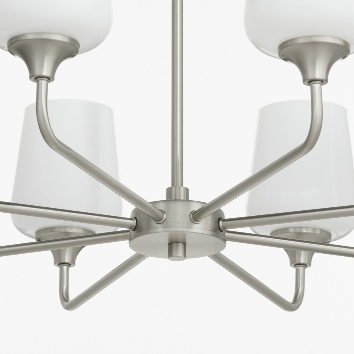 Quorum - 6313-8-265 - Eight Light Chandelier - Raymond - Satin Nickel