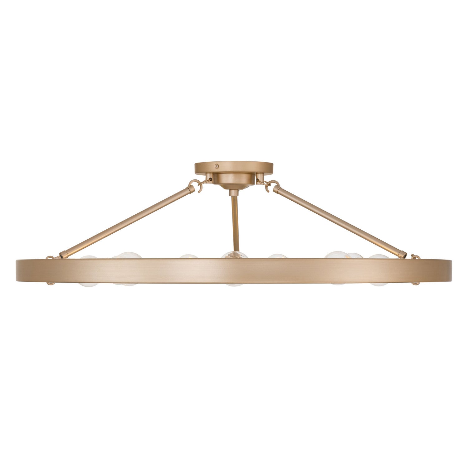 Golden - 1019-9SF FRG - Nine Light Semi-Flush Mount - Castile - French Gold