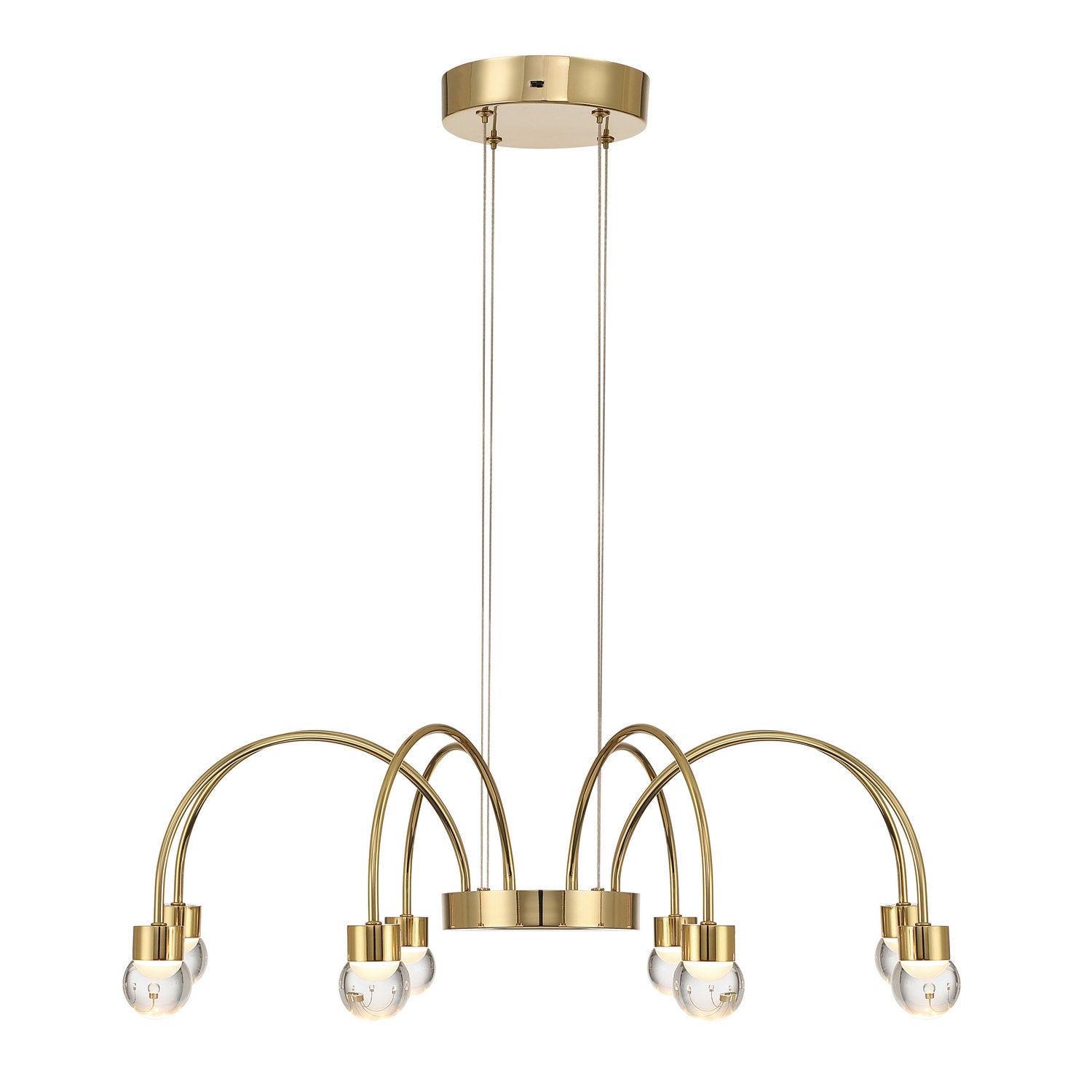 Golden - 1573-8 TG-A - LED Chandelier - Vario - Titanium Gold