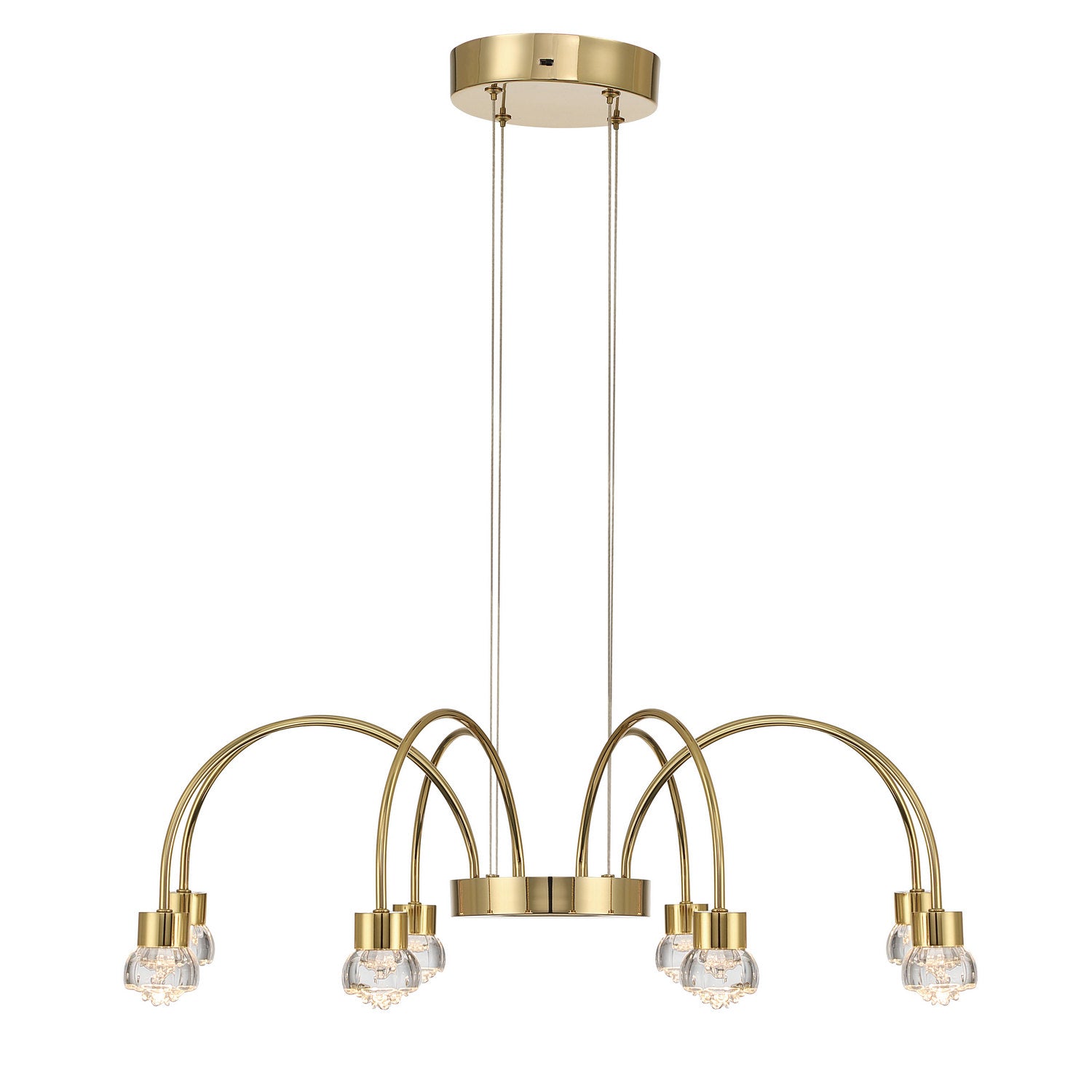 Golden - 1573-8 TG-B - LED Chandelier - Vario - Titanium Gold