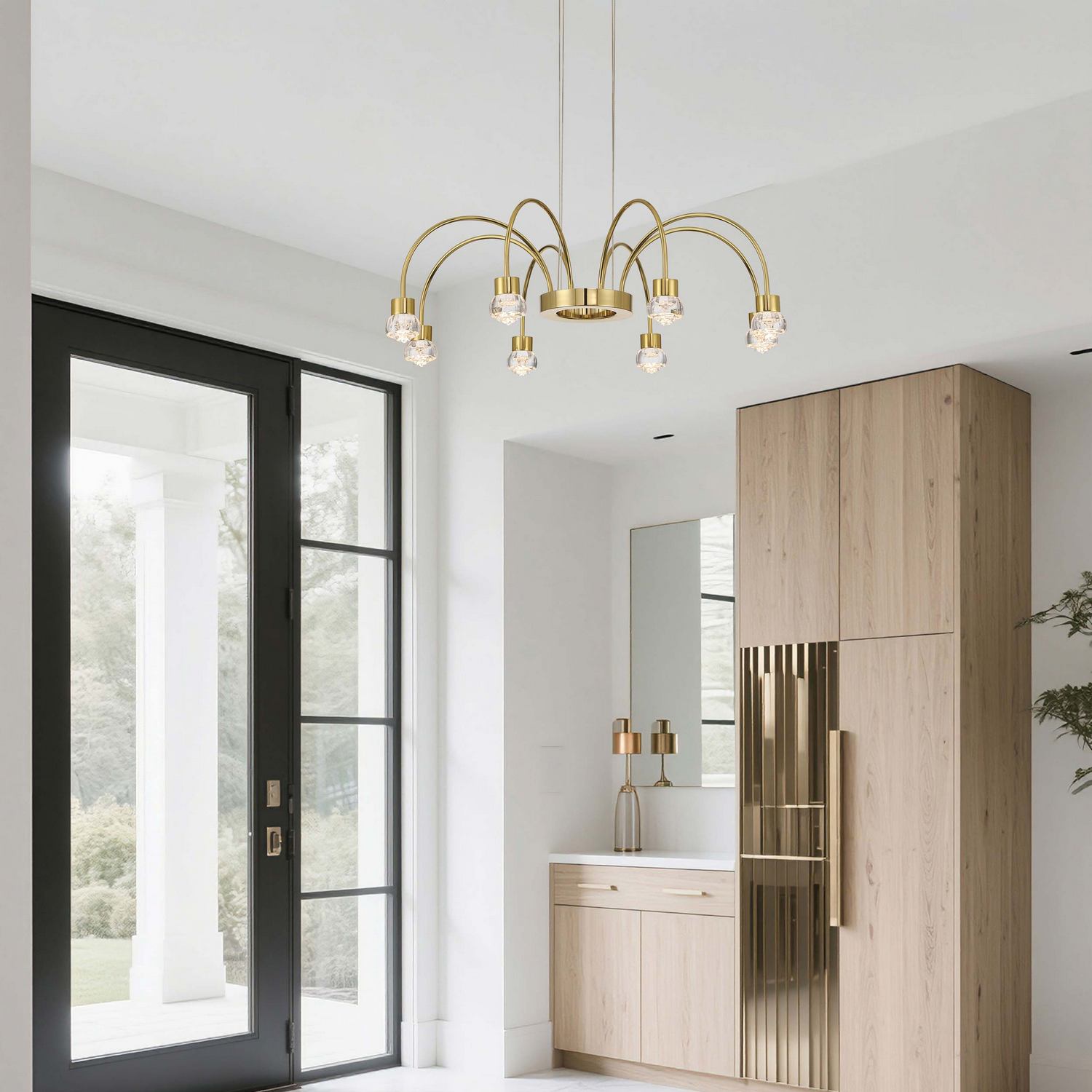 Golden - 1573-8 TG-B - LED Chandelier - Vario - Titanium Gold