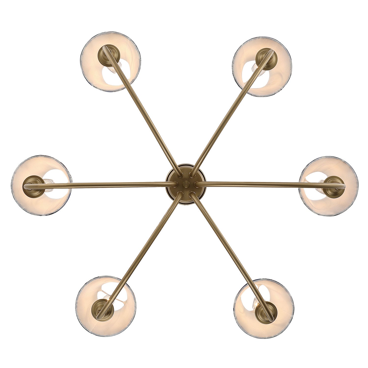 Golden - 1622-6 BCB-HGB - Six Light Chandelier - Cambria - Brushed Champagne Brass