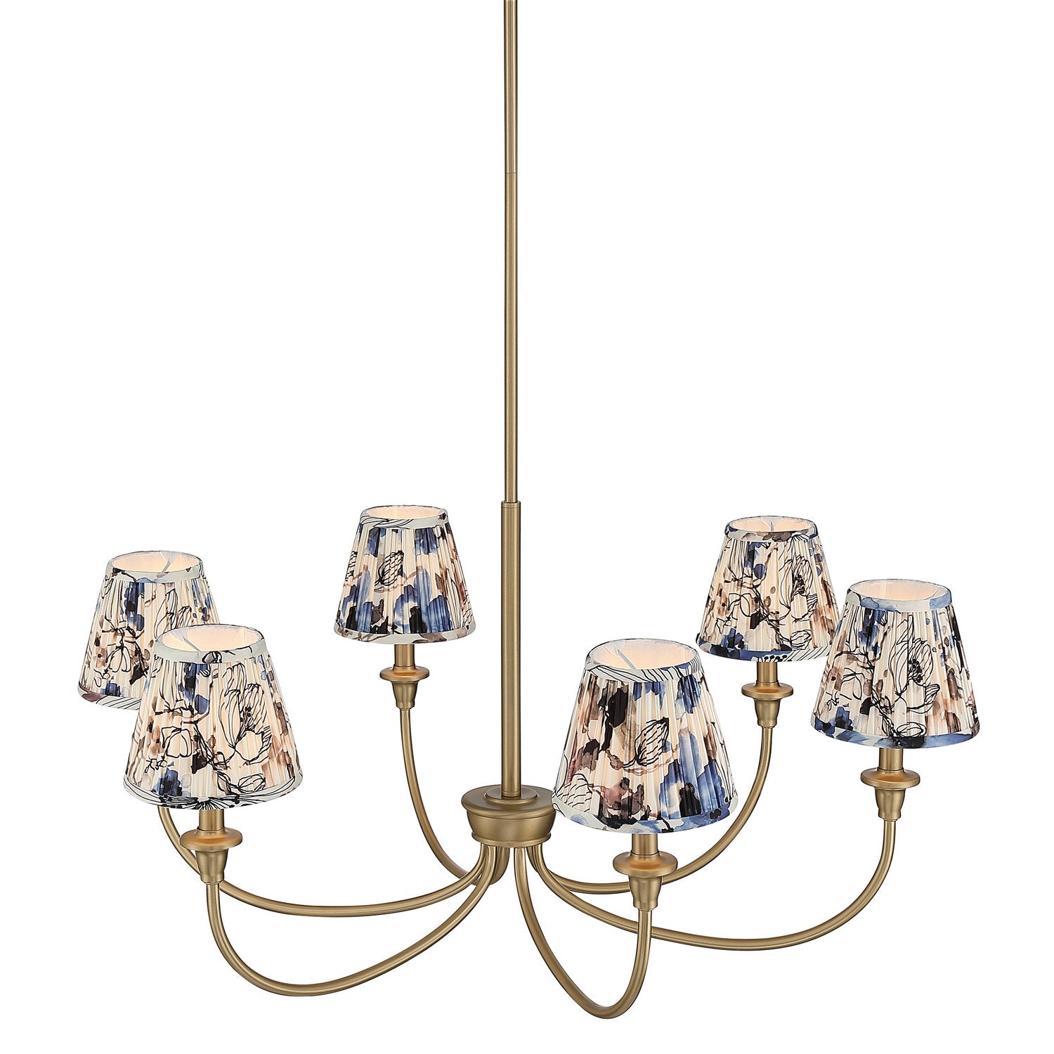 Golden - 1622-6 BCB-HGB - Six Light Chandelier - Cambria - Brushed Champagne Brass