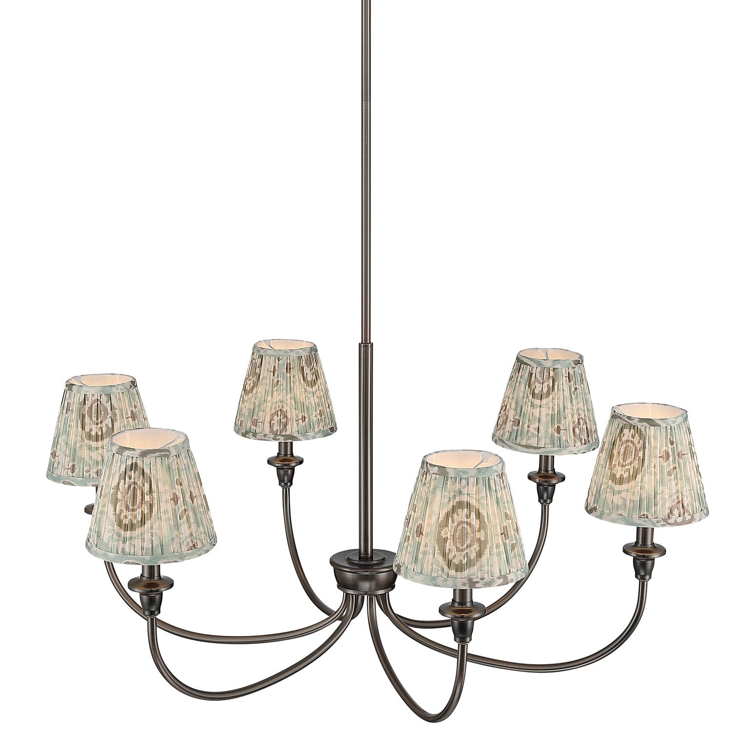 Golden - 1622-6 ORB-HGA - Six Light Chandelier - Cambria - Oil Rubbed Bronze