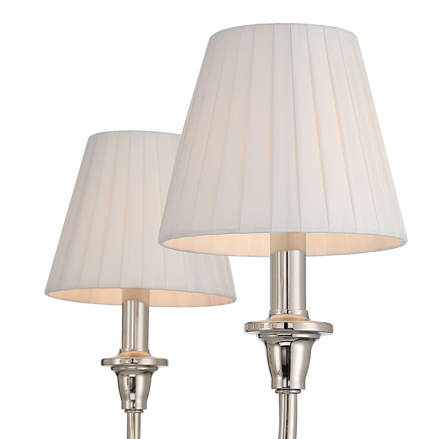 Golden - 1622-6 PN-EPW - Six Light Chandelier - Cambria - Polished Nickel