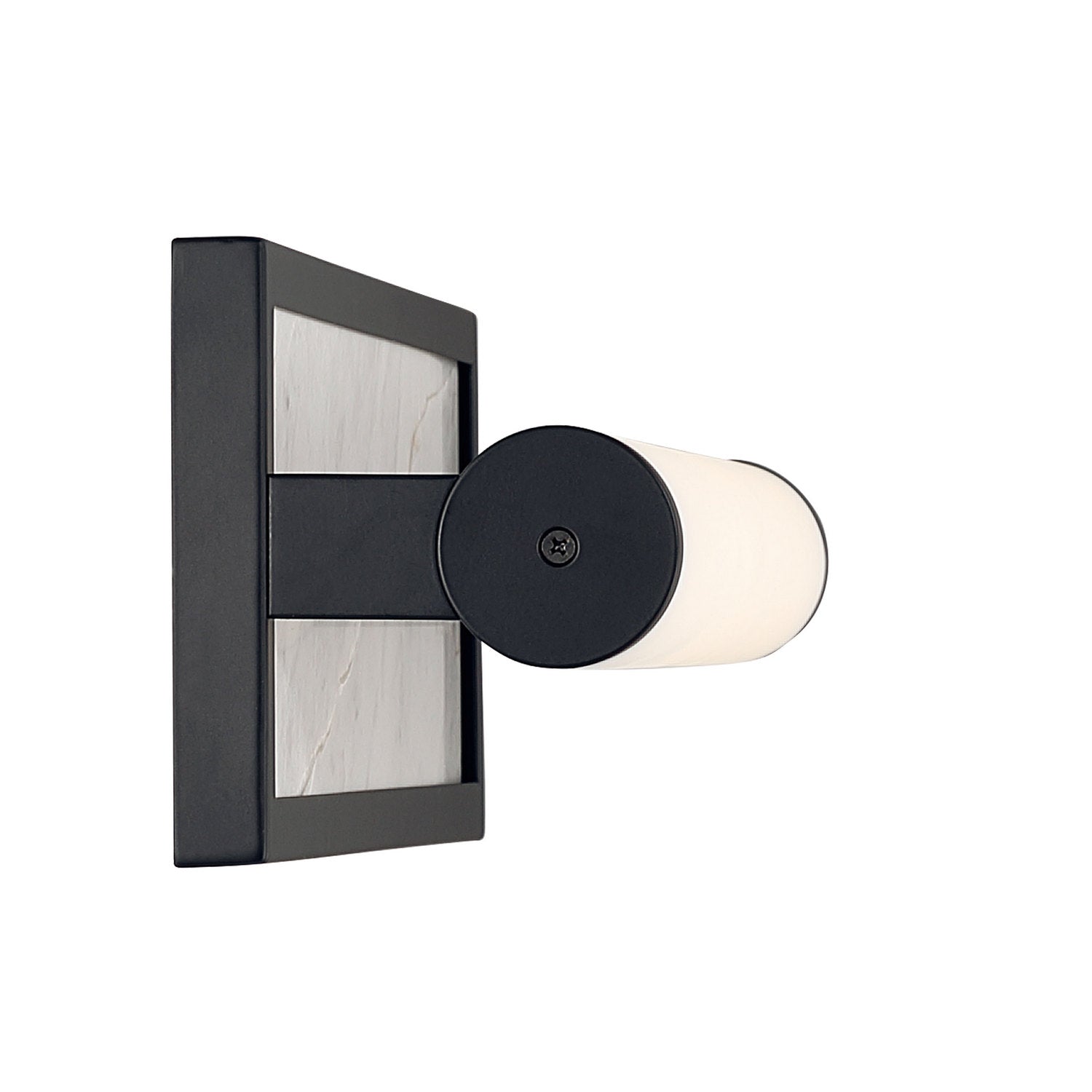 Golden - 1672-BA18 BLK-JW - LED Vanity - Stratum - Matte Black