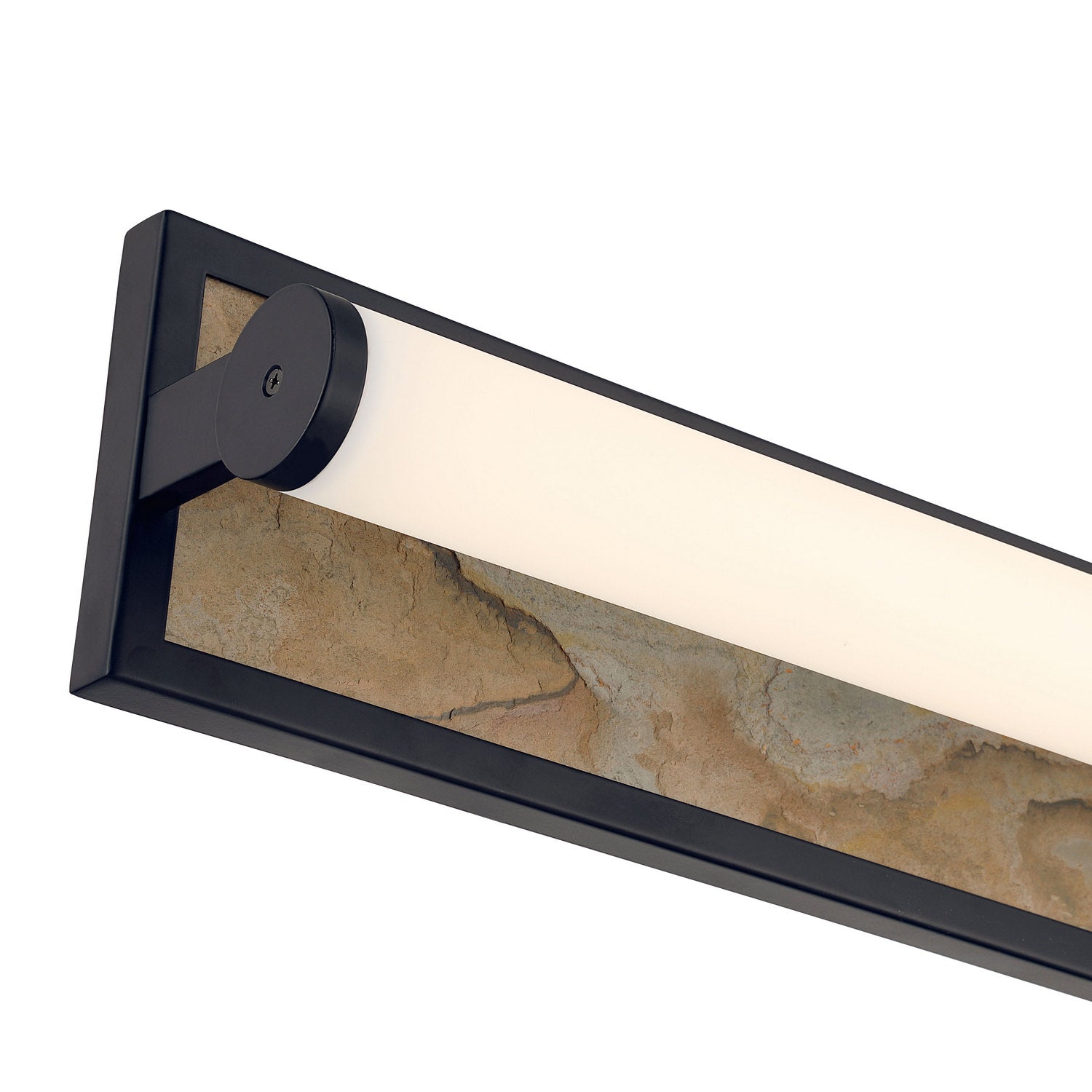 Golden - 1672-BA18 BLK-MR - LED Vanity - Stratum - Matte Black