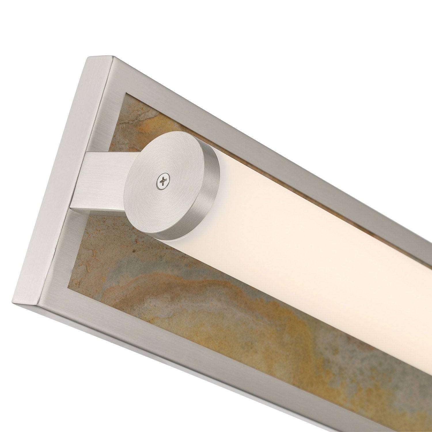 Golden - 1672-BA18 BN-MR - LED Vanity - Stratum - Brushed Nickel