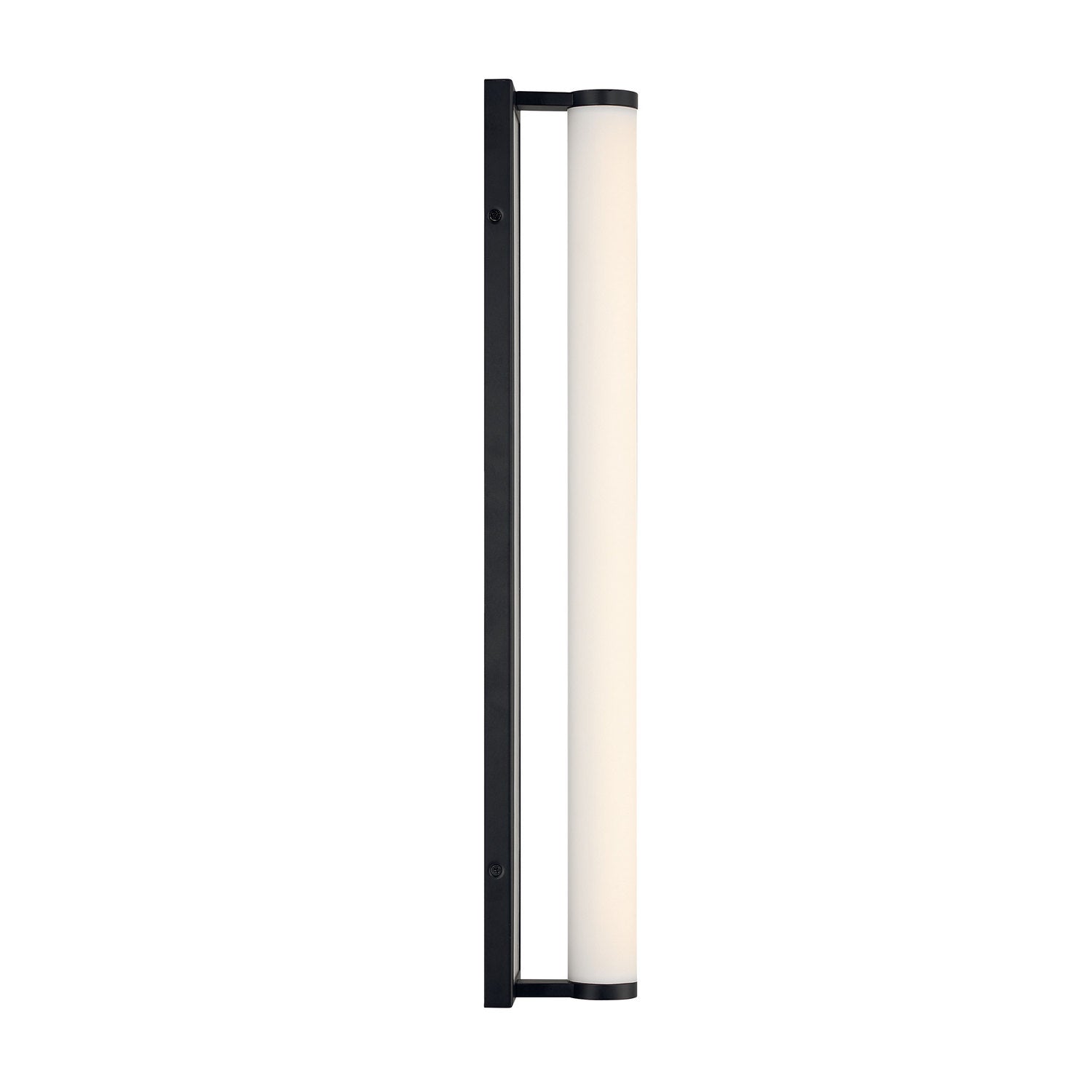 Golden - 1672-BA24 BLK-JW - LED Vanity - Stratum - Matte Black