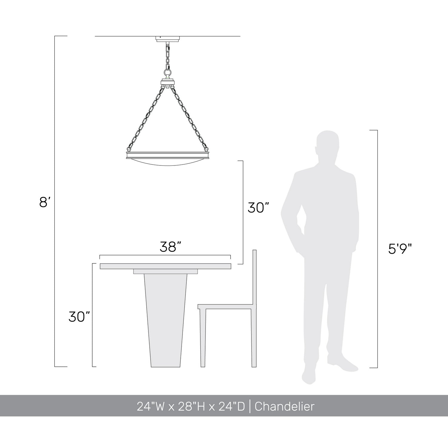 Golden - 1700-24 PN-EG - LED Pendant - Cameron - Polished Nickel