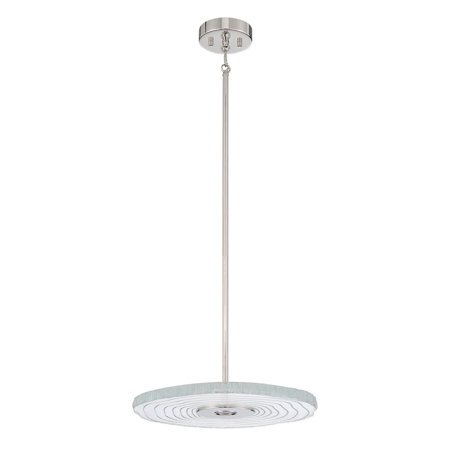 Golden - 1921-16 PN-RE - LED Pendant - Luminwood - Polished Nickel