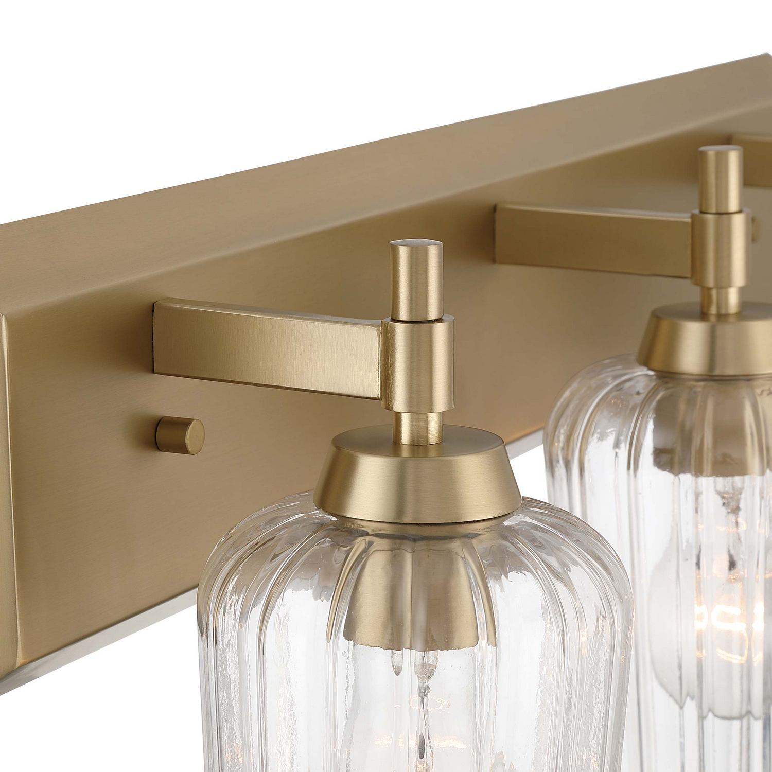 Golden - 5189-BA3 BCB-FLT - Three Light Vanity - Brilia - Brushed Champagne Brass