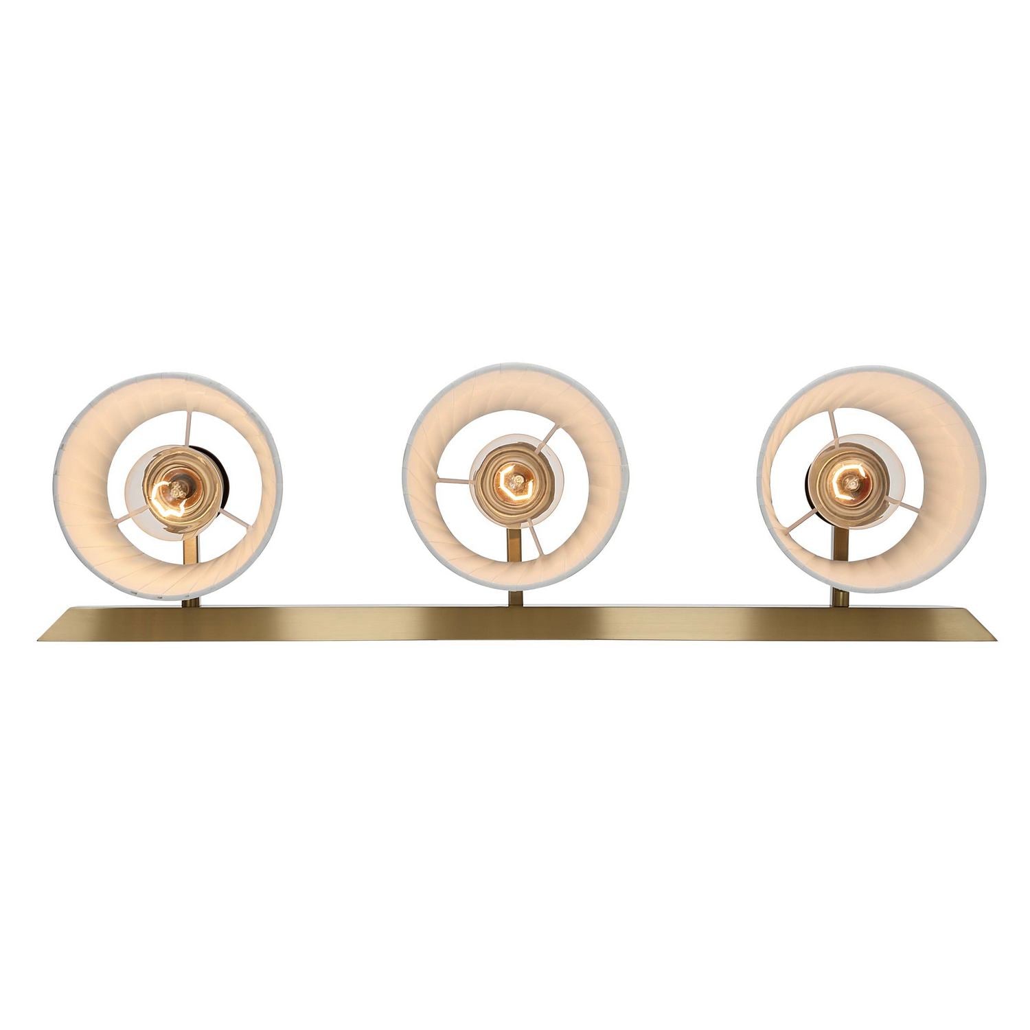 Golden - 5189-BA3 BCB-PLT - Three Light Vanity - Brilia - Brushed Champagne Brass