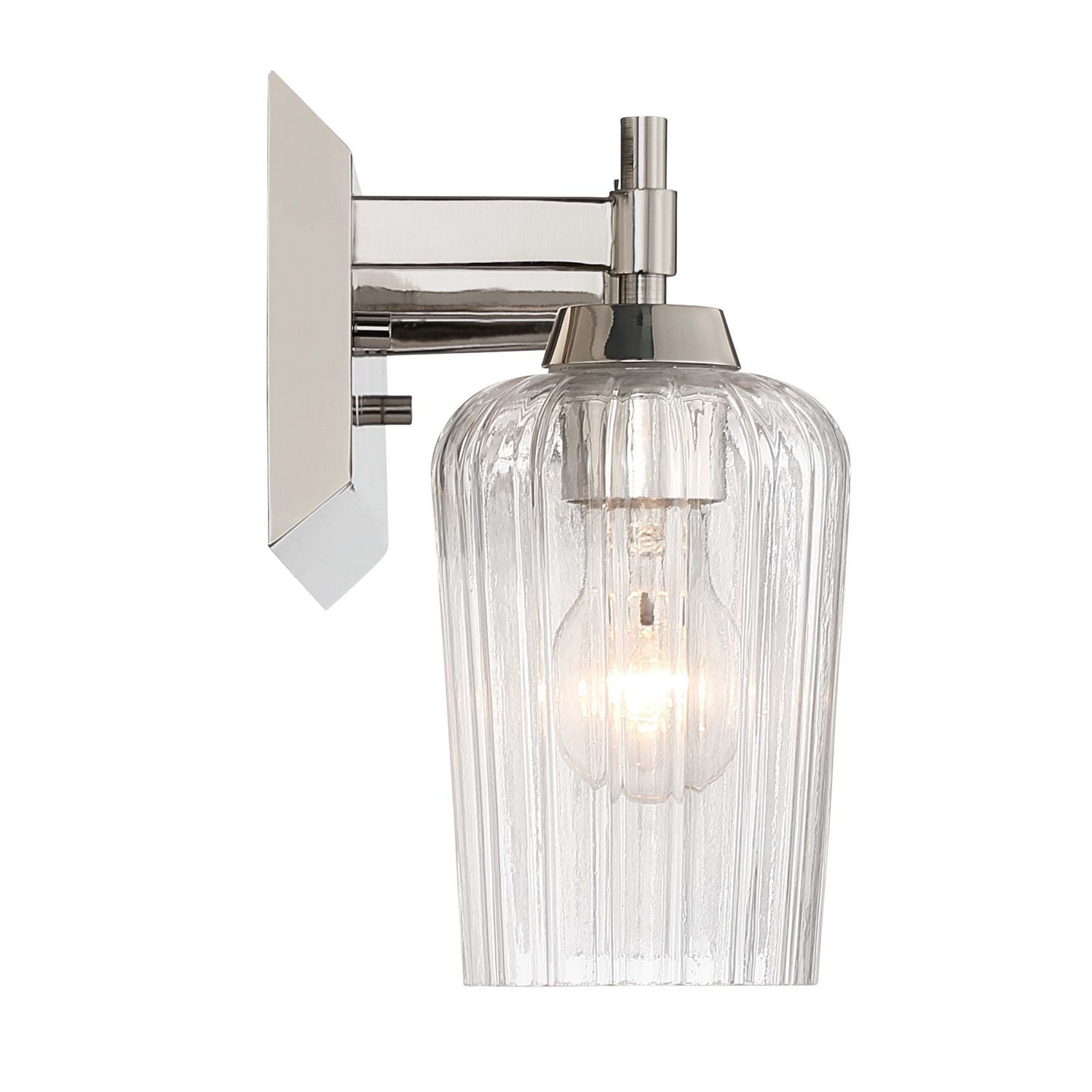 Golden - 5189-BA3 PN-FLT - Three Light Vanity - Brilia - Polished Nickel
