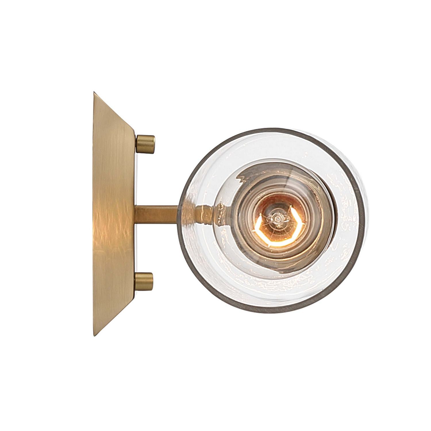 Golden - 5189-WSC BCB-HWG - One Light Wall Sconce Vanity - Brilia - Brushed Champagne Brass