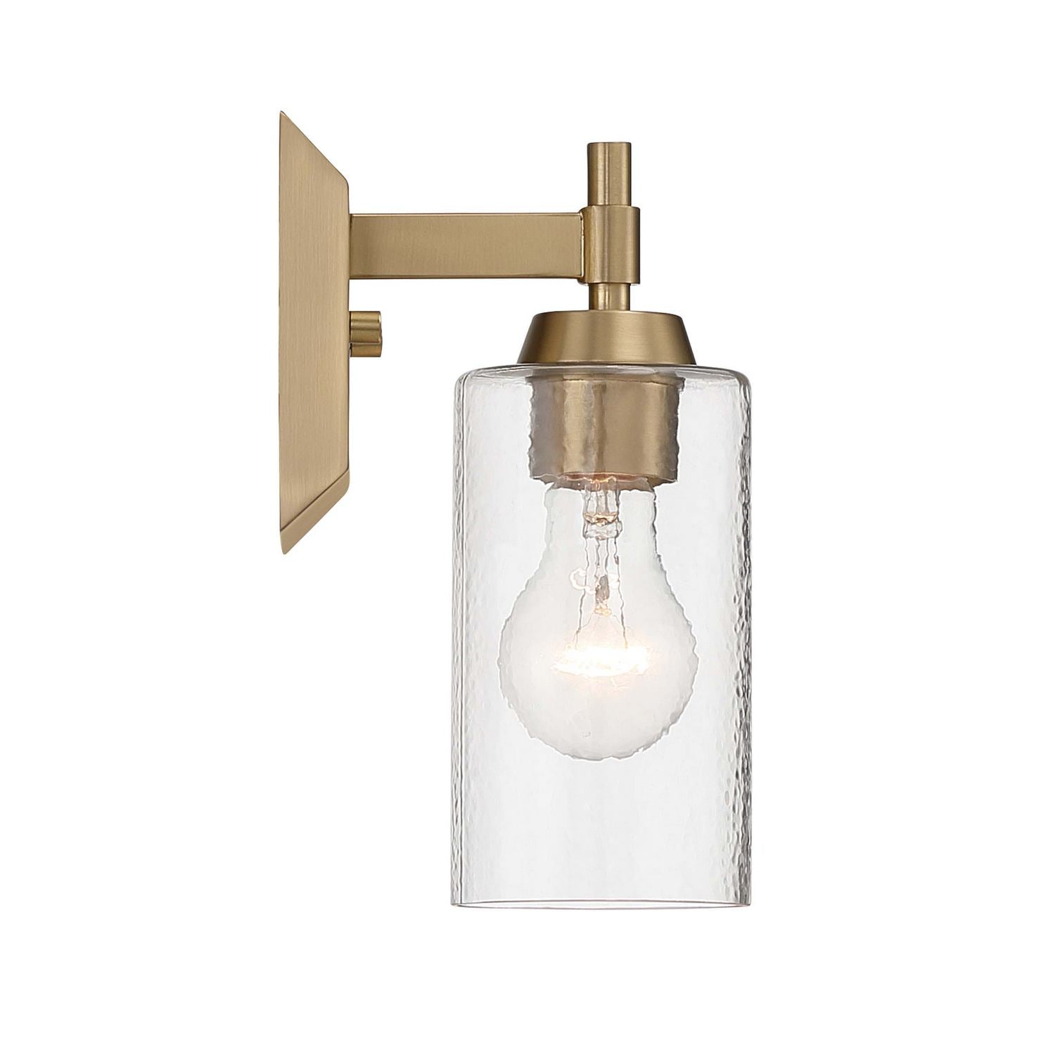 Golden - 5189-WSC BCB-HWG - One Light Wall Sconce Vanity - Brilia - Brushed Champagne Brass