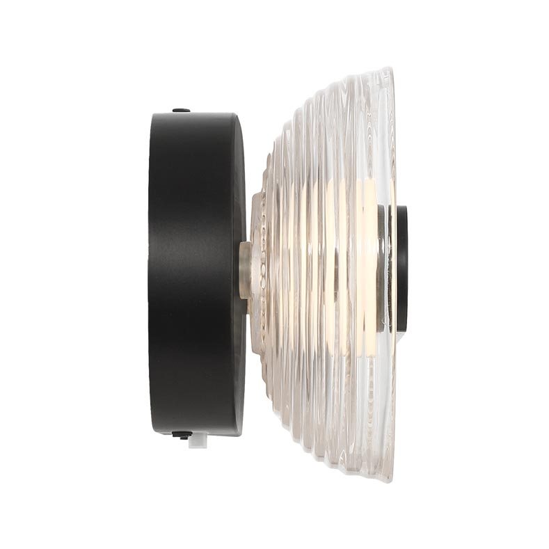 Golden - 5910-OWL13 BLK - LED Outdoor Wall Mount - Plexus - Matte Black