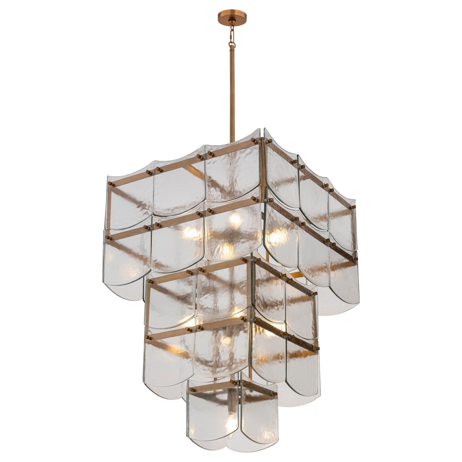 Minka-Lavery - 12759-732 - Nine Light Pendant - Kiori - Legacy Brass