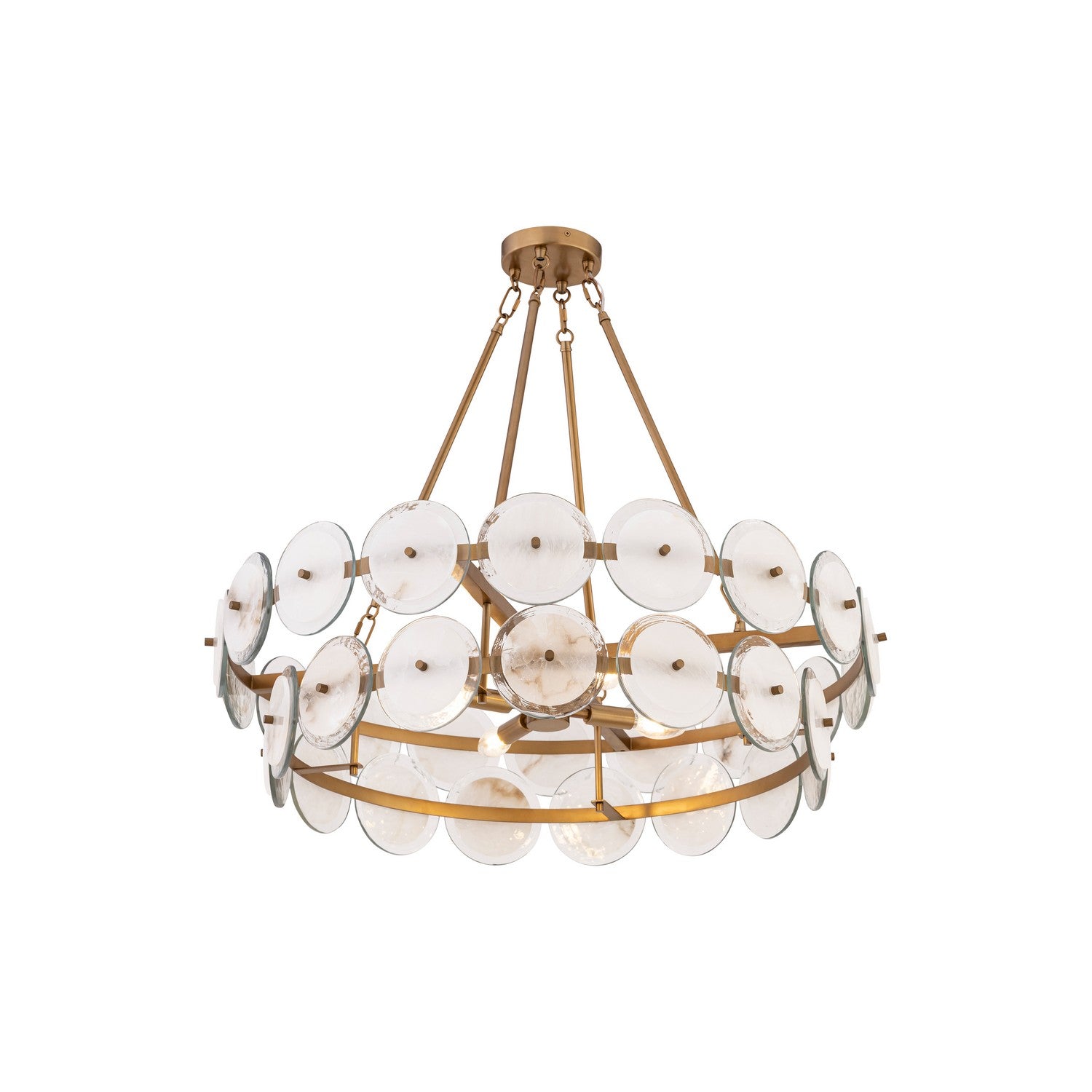 Minka-Lavery - 12855-732 - Four Light Pendant - Kintrel - Legacy Brass