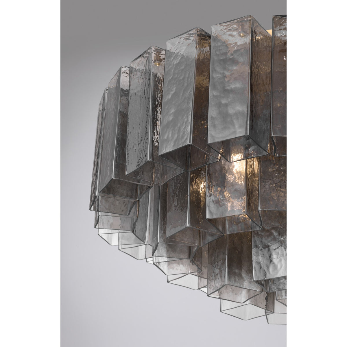 Metropolitan - N3145-GS-732 - Seven Light Flush Mount - Torvento - Legacy Brass