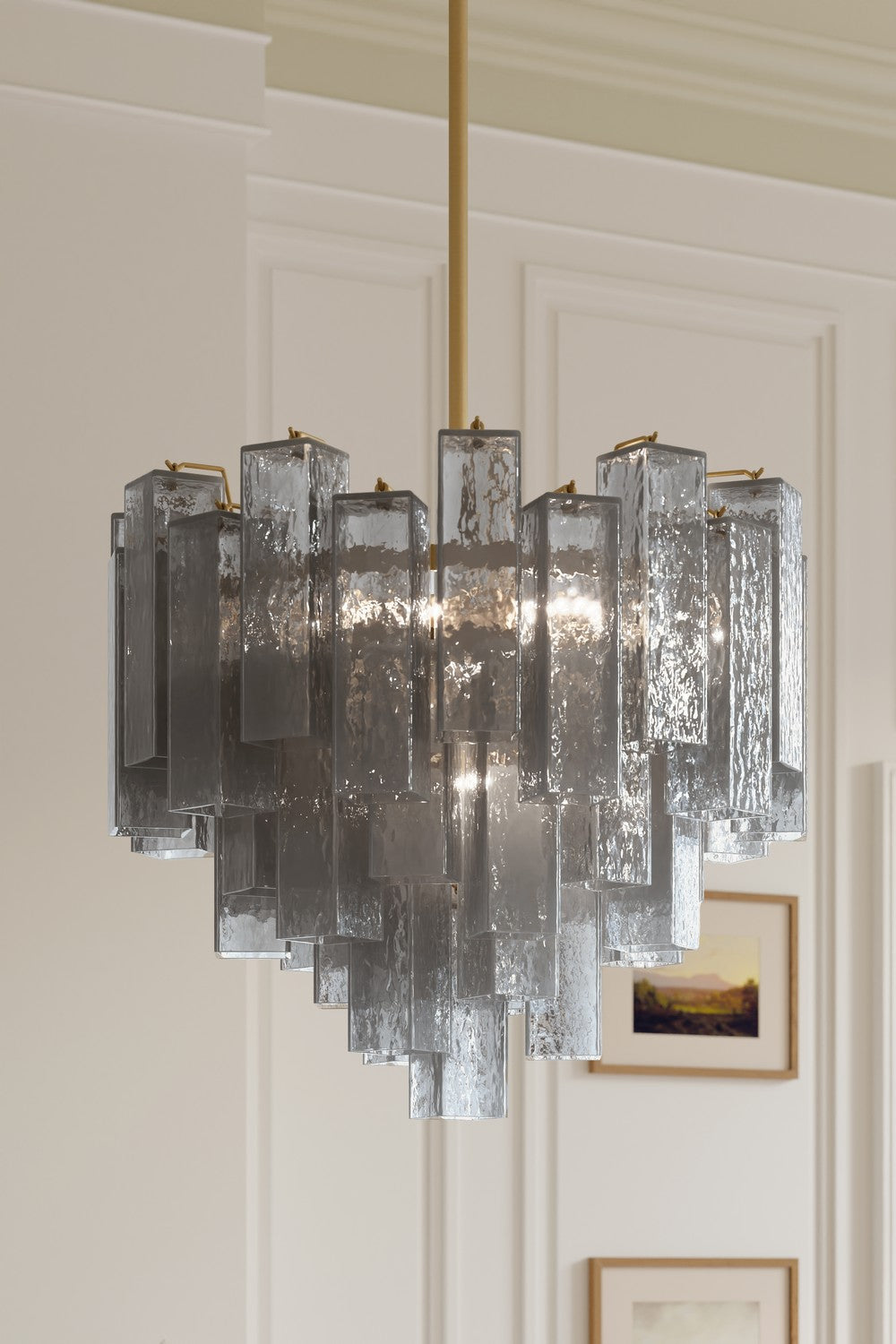 Metropolitan - N3148-GS-732 - Nine Light Pendant - Torvento - Legacy Brass