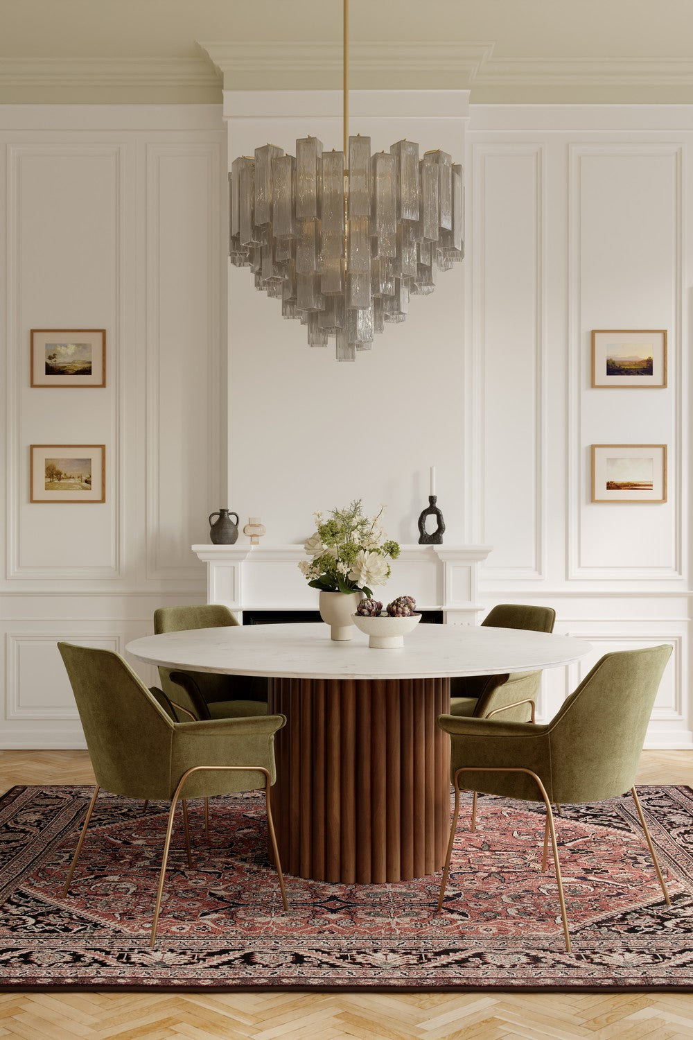 Metropolitan - N3149-GS-732 - 15 Light Pendant - Torvento - Legacy Brass