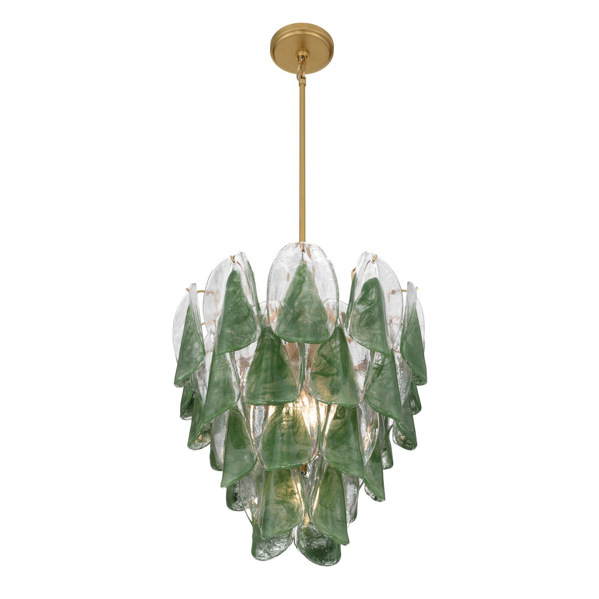Metropolitan - N3475-G-732 - Five Light Pendant - Verla Crest - Legacy Brass