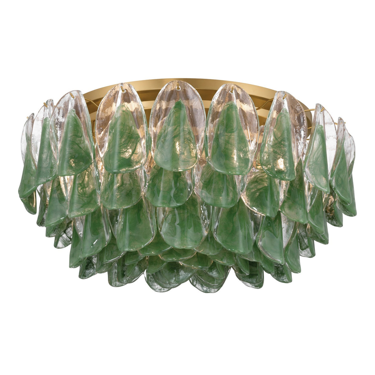 Metropolitan - N3477-G-732 - 11 Light Flush Mount - Verla Crest - Legacy Brass
