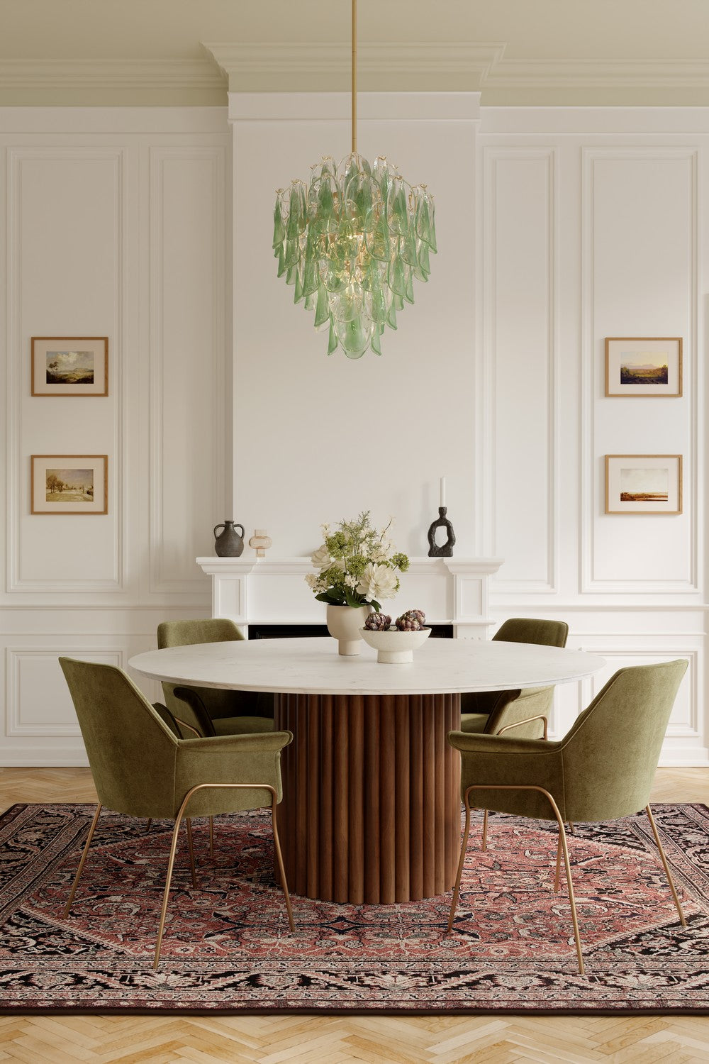 Metropolitan - N3478-G-732 - 13 Light Pendant - Verla Crest - Legacy Brass