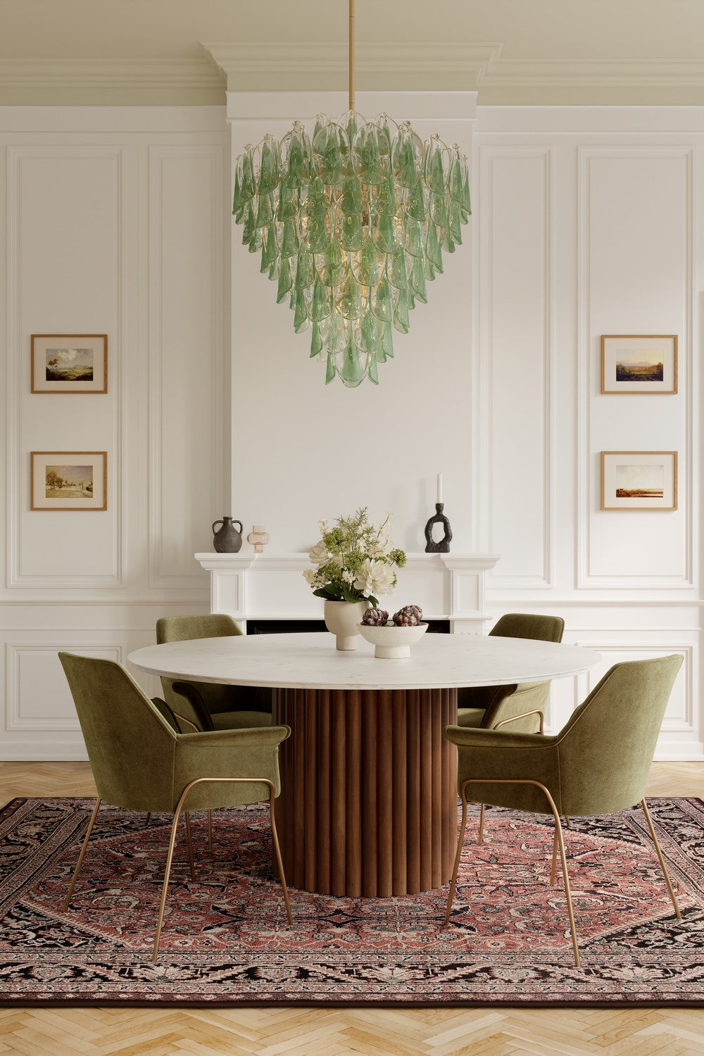 Metropolitan - N3479-G-732 - 21 Light Pendant - Verla Crest - Legacy Brass
