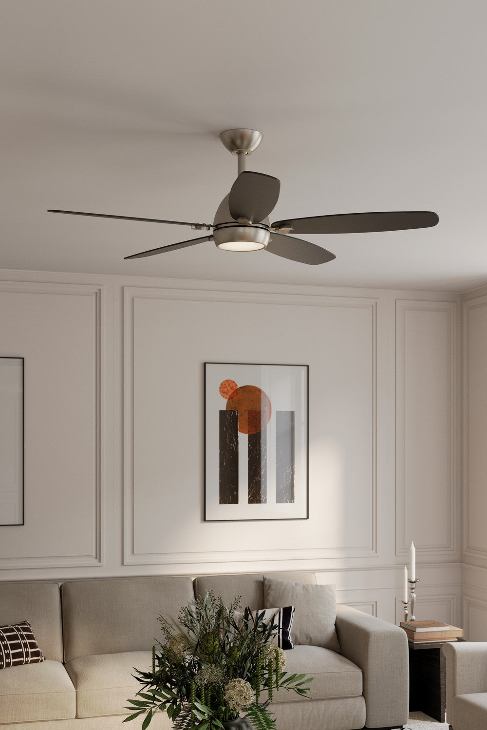 Minka Aire - F649L-BN/CL - 52" Ceiling Fan - Soreno - Brushed Nickel