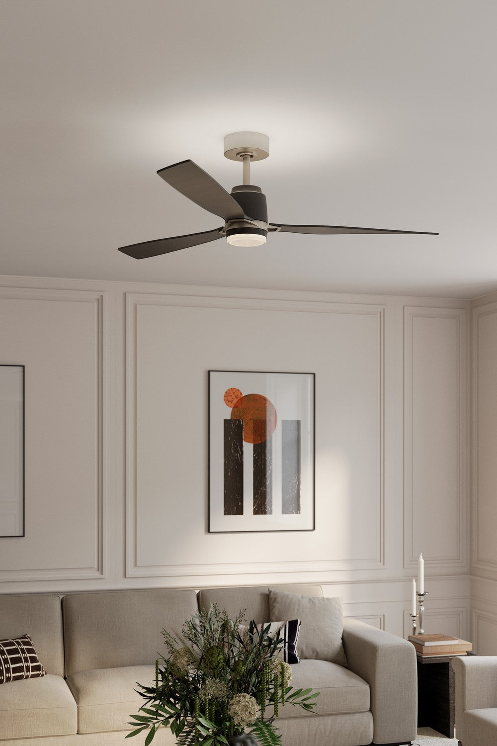 Minka Aire - F778L-BN/CL - 53" Ceiling Fan - Foxden - Brushed Nickel