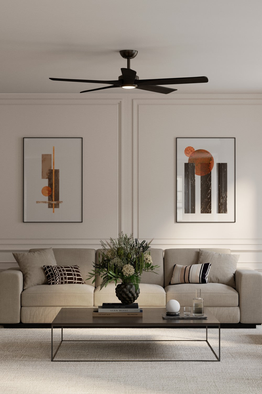 Minka Aire - F793L-RGM/CL - 56" Ceiling Fan - Seressa - Rustic Gun Metal
