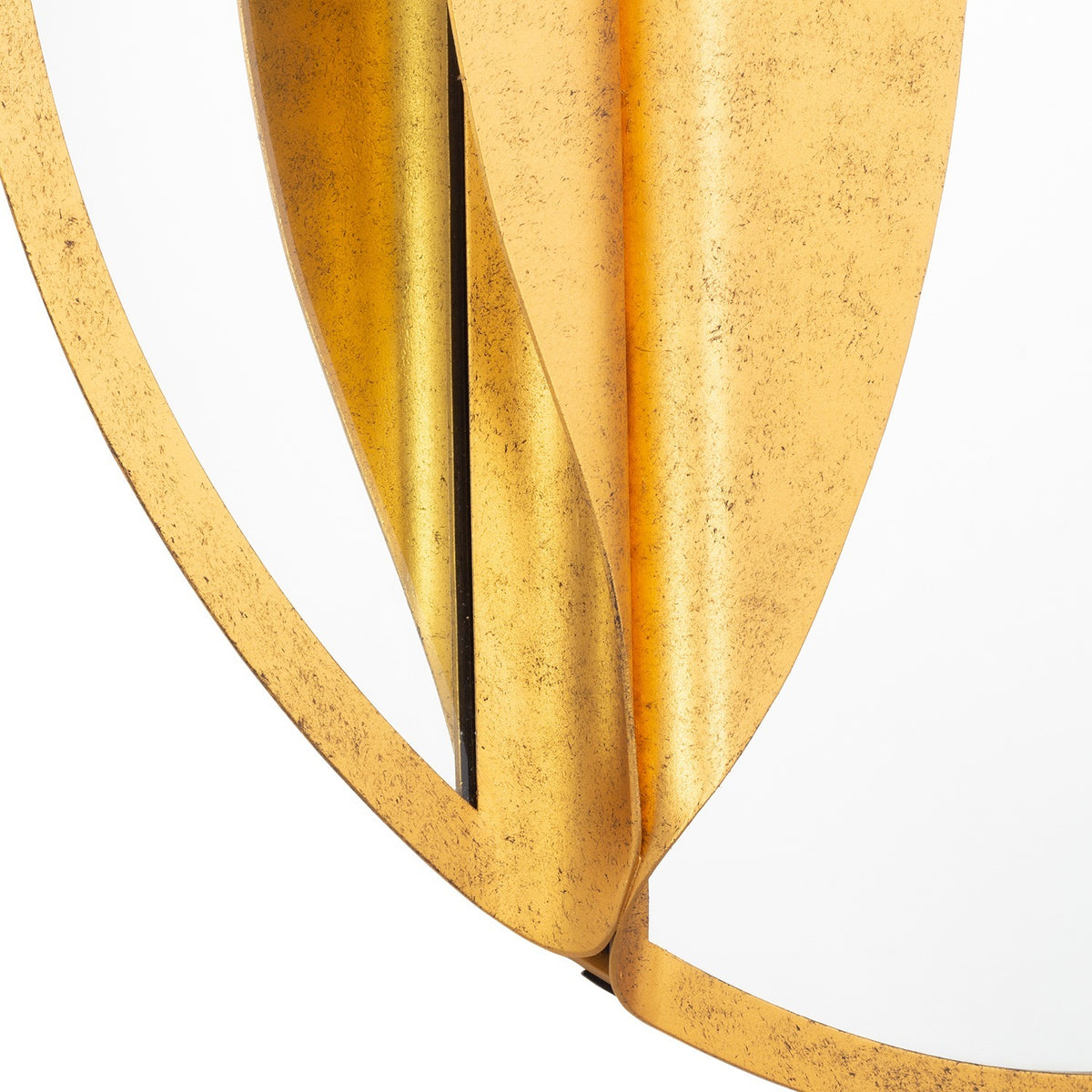 Kalco - 803905 - One Light Mirror - Divisio - Oxidized Gold Leaf