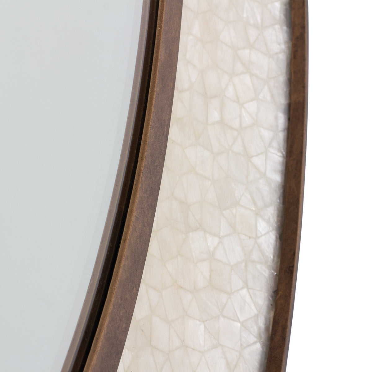 Kalco - 803805 - Mirror - Rose - Pearlized Antique Brass