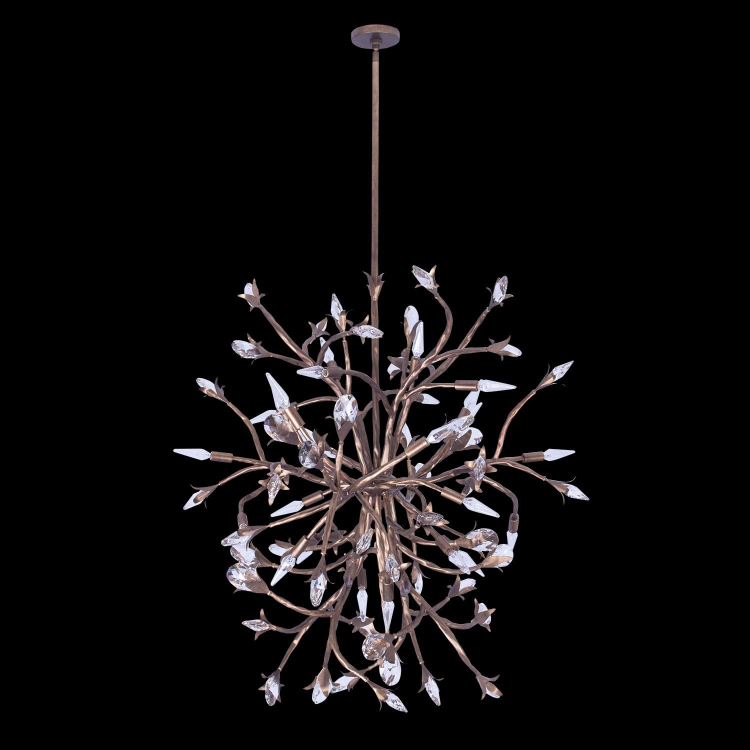 Kalco - 041450-065-FR001 - 16 Light Chandelier - Fiore - Pearlized Antique Brass