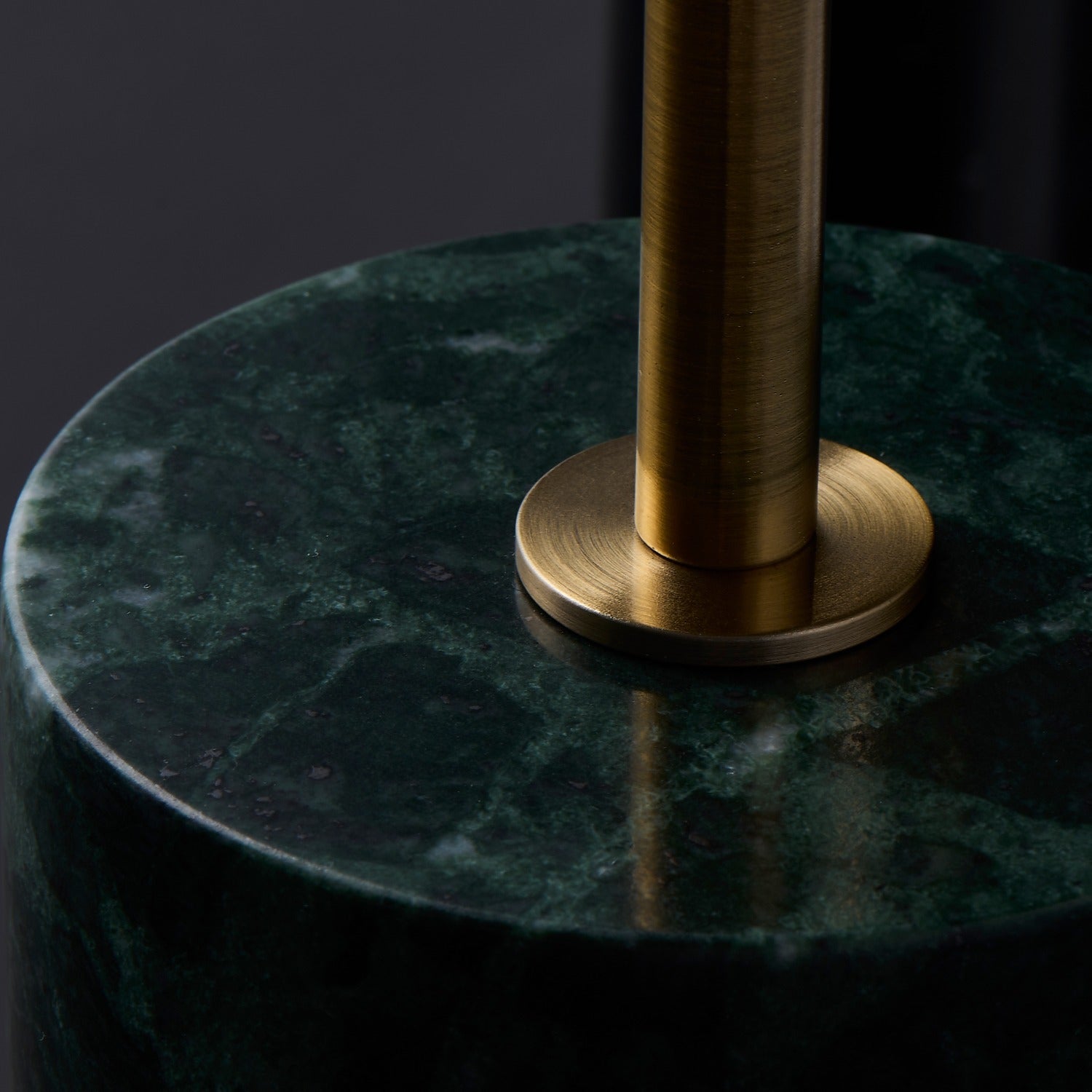Kalco - 801104 - Table - Calcolo - Natural Brass/Matte Black