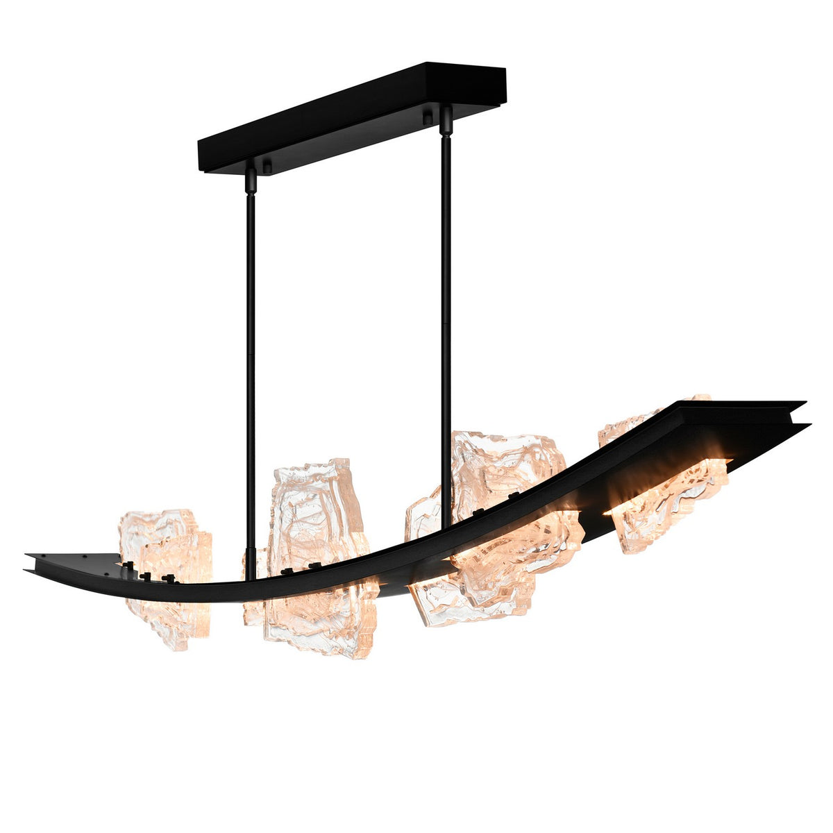 CWI Lighting - 1711P70-7-101 - LED Chandelier - Arcus - Black