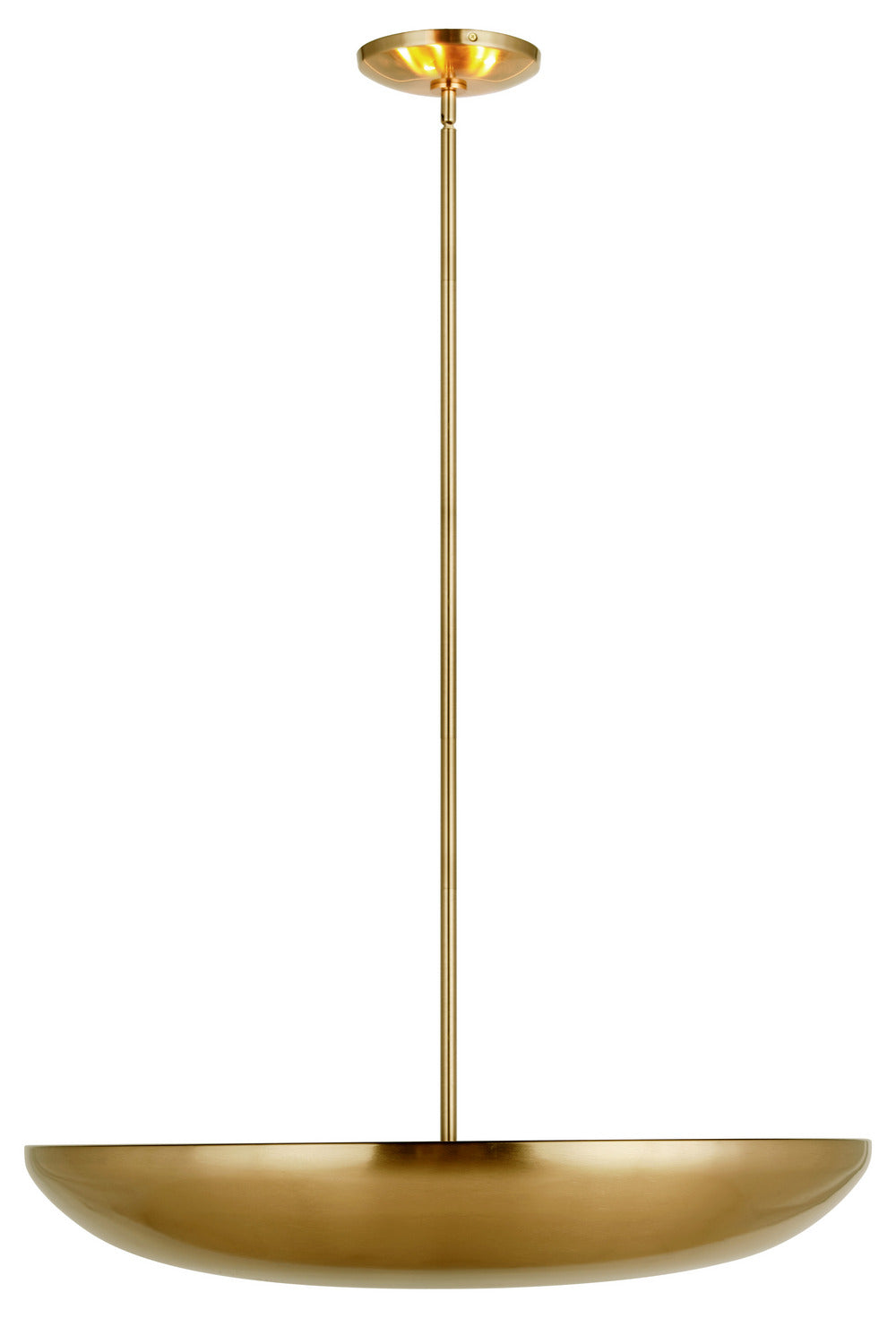 Craftmade - 60855-SB - Five Light Convertible Semi-Flush - Isabel - Satin Brass
